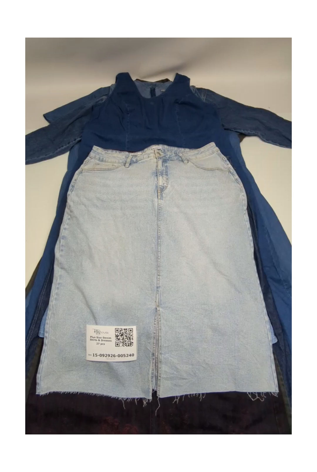 Plus Size Denim Skirts & Dresses 27 pcs