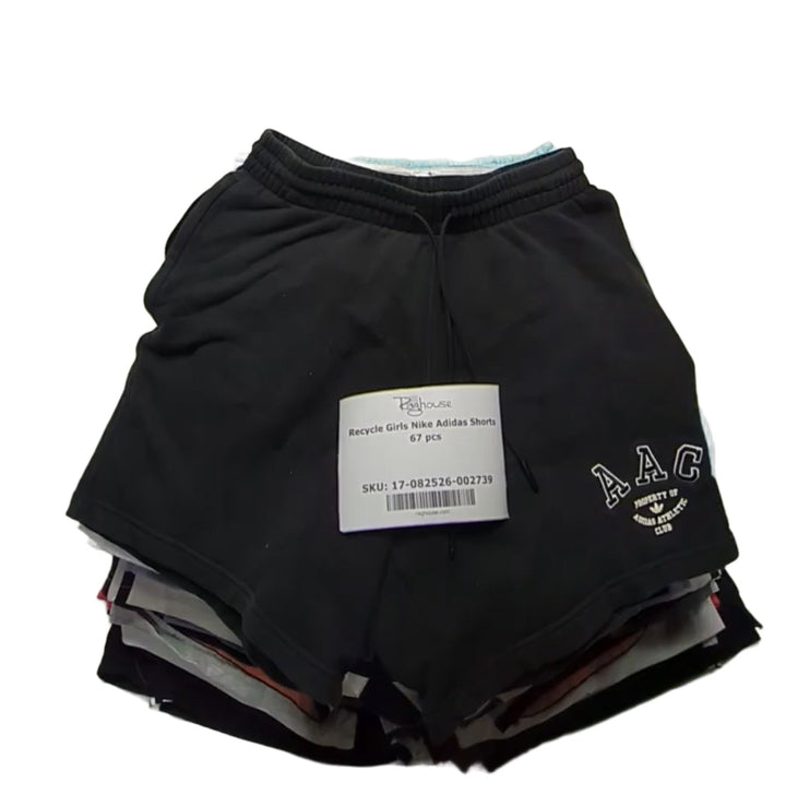 Recycle Girls Nike Adidas Shorts 67 pcs