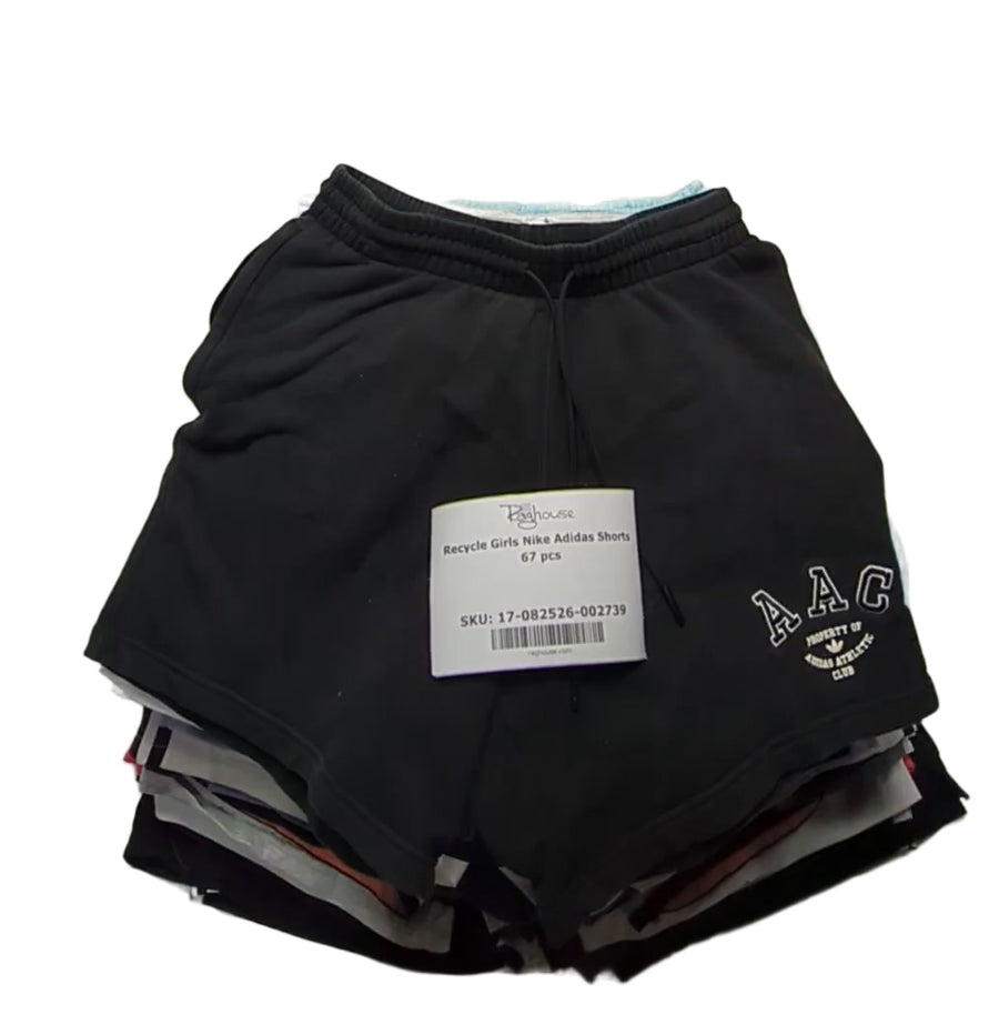 Recycle Girls Nike Adidas Shorts 67 pcs