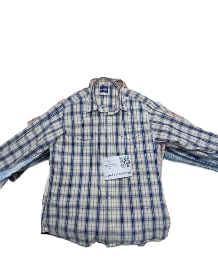 Recycle Modern Western Shirts 35 pcs