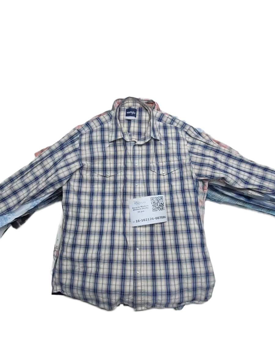 Recycle Modern Western Shirts 35 pcs