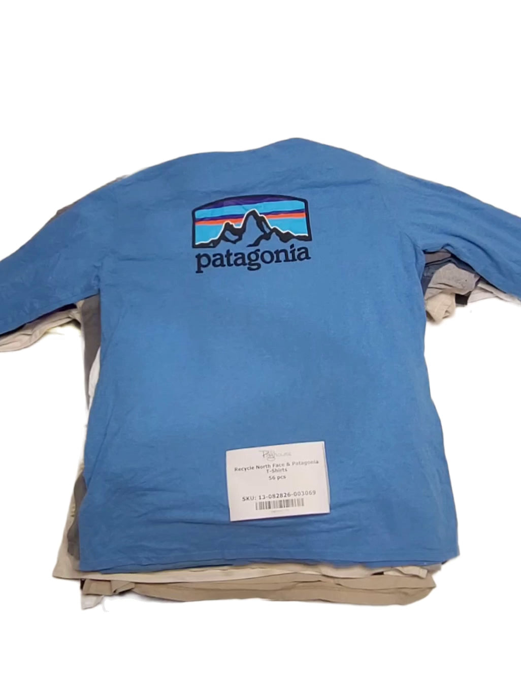 Recycle North Face & Patagonia T-Shirts 56 pcs