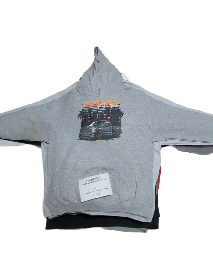 Recycle Graphic Sweatshirts 17 pcs