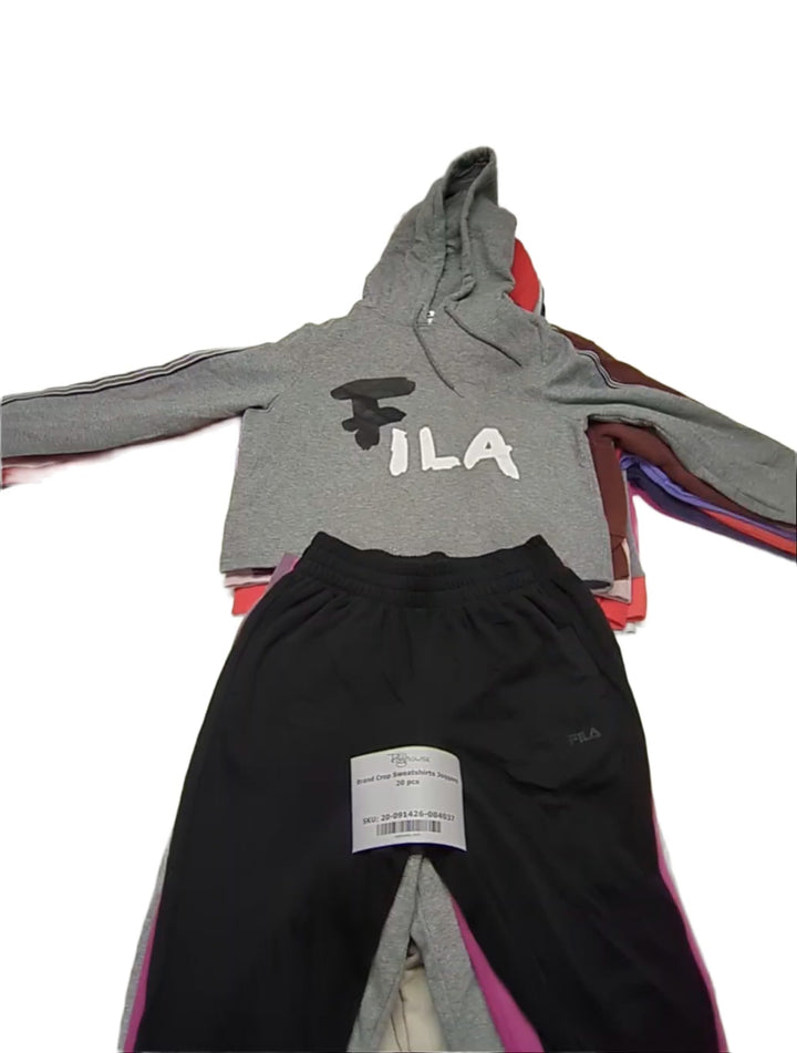 Brand Crop Sweatshirts Joggers 20 pcs