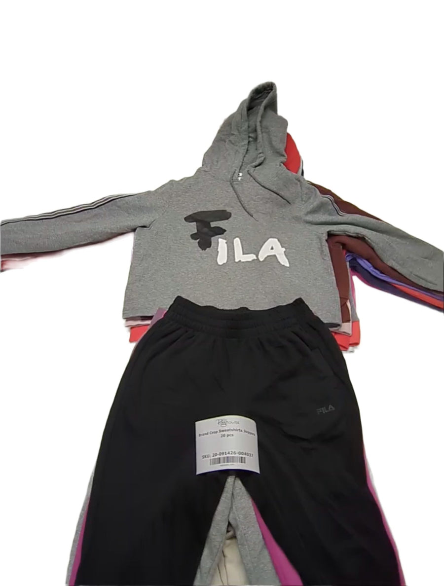 Brand Crop Sweatshirts Joggers 20 pcs