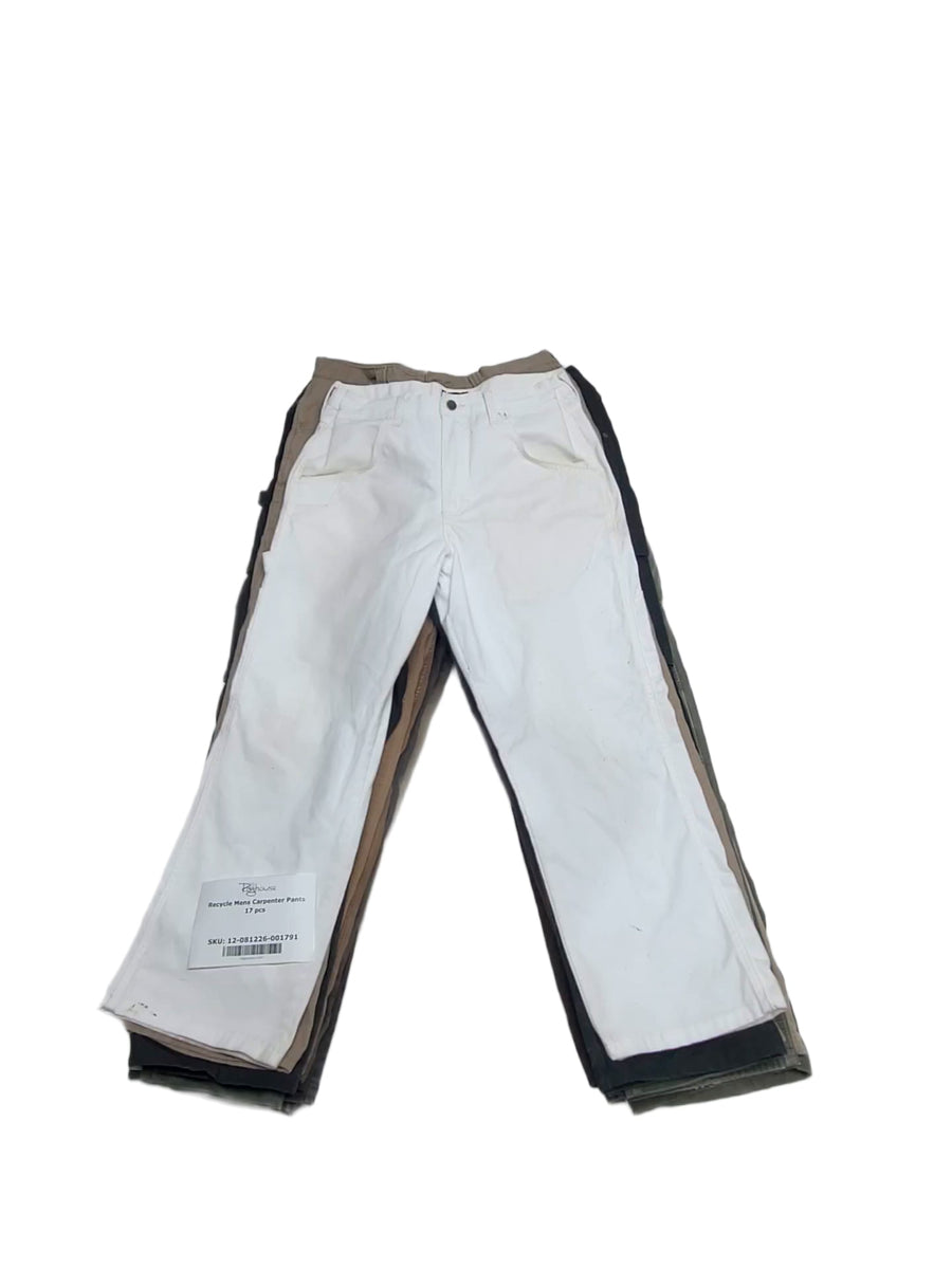 Recycle Mens Carpenter Pants 17 pcs