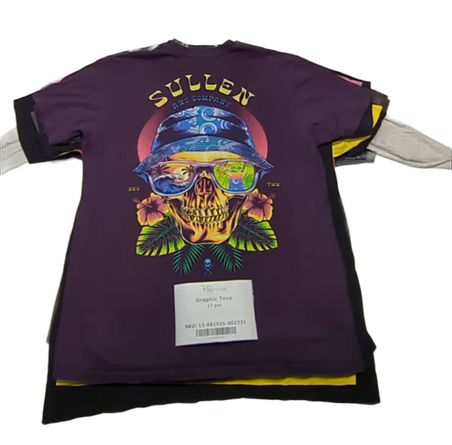 Graphic Tees 17 pcs