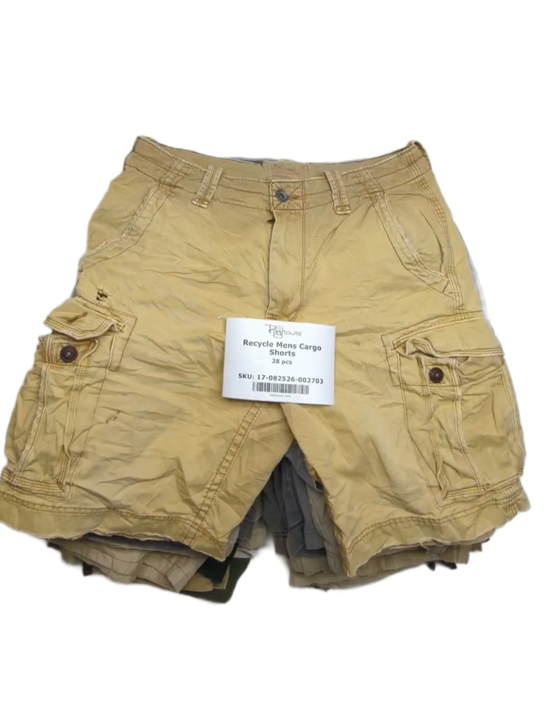 Recycle Mens Cargo Shorts 28 pcs