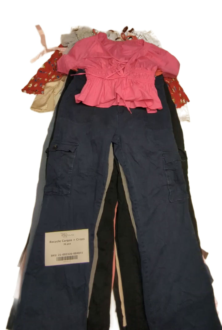 Recycle Cargos + Crops 36 pcs