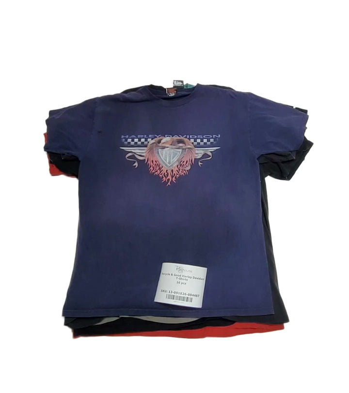 Recycle & Good Harley Davidson T-Shirts 16 pcs