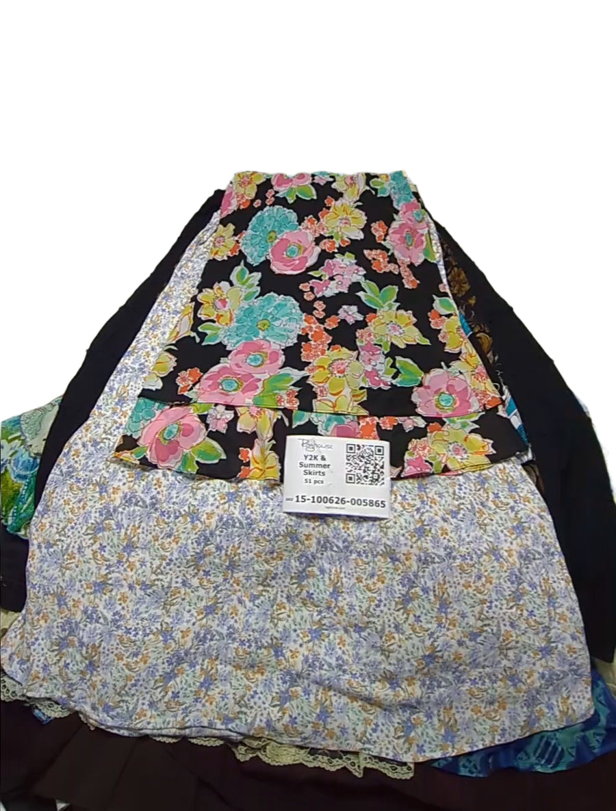 Y2K & Summer Skirts 51 pcs