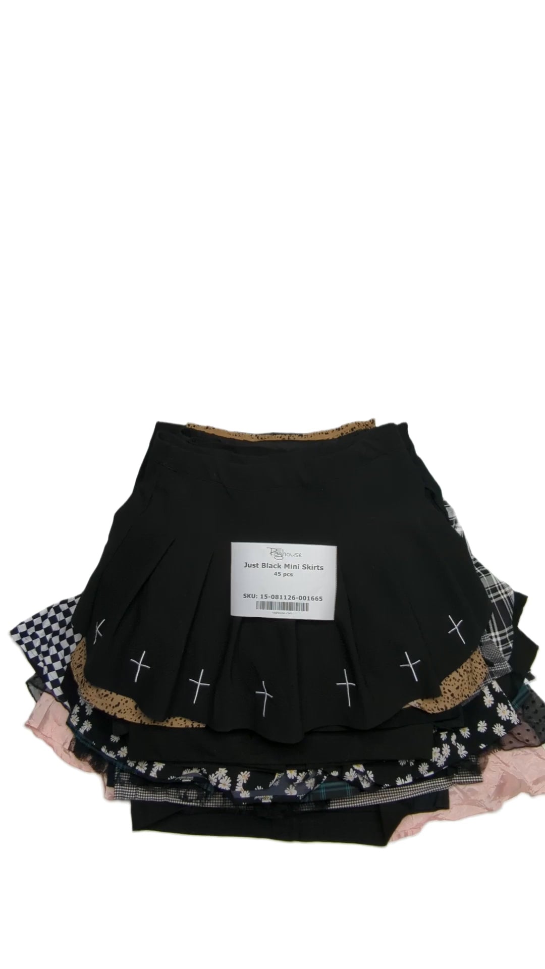 Just Black Mini Skirts 45 pcs