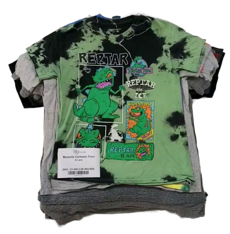 Recycle Cartoon Tees 61 pcs