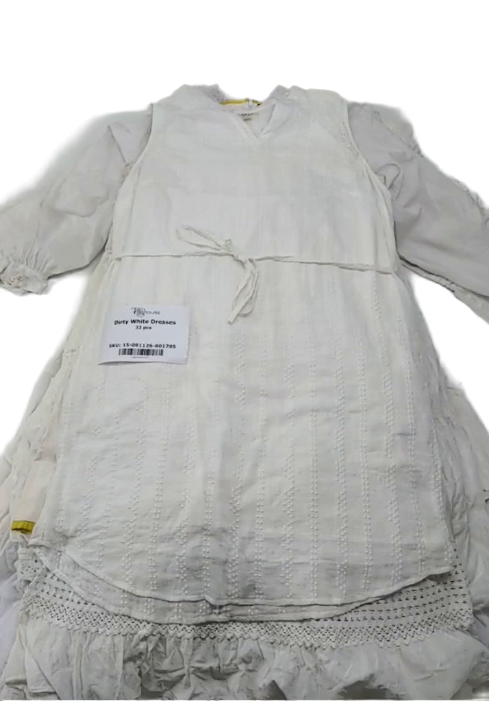 Dirty White Dresses 32 pcs