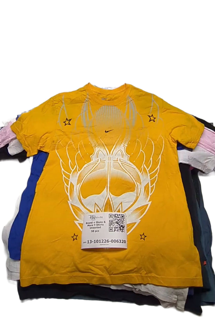 Brand + Skate & More T-Shirts Unsorted 58 pcs