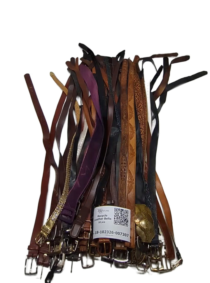 Recycle Leather Belts 50 pcs