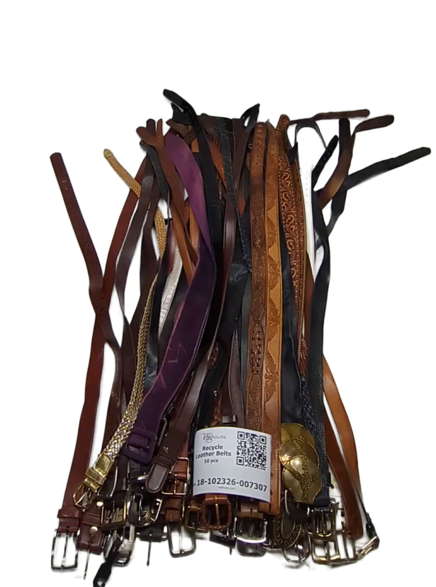 Recycle Leather Belts 50 pcs