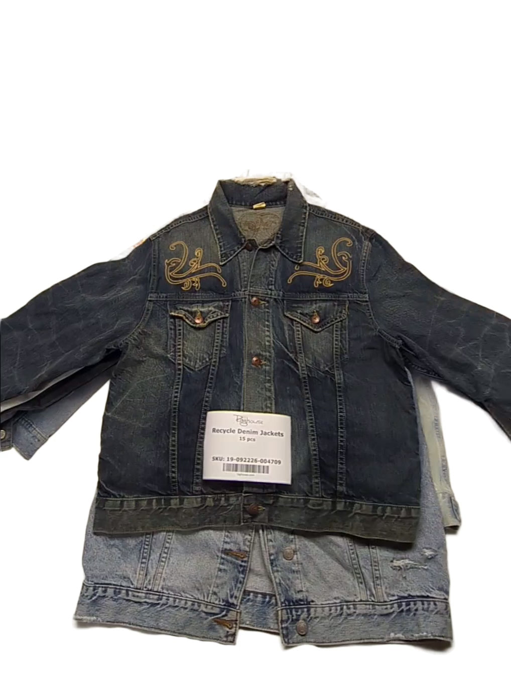 Recycle Denim Jackets 15 pcs