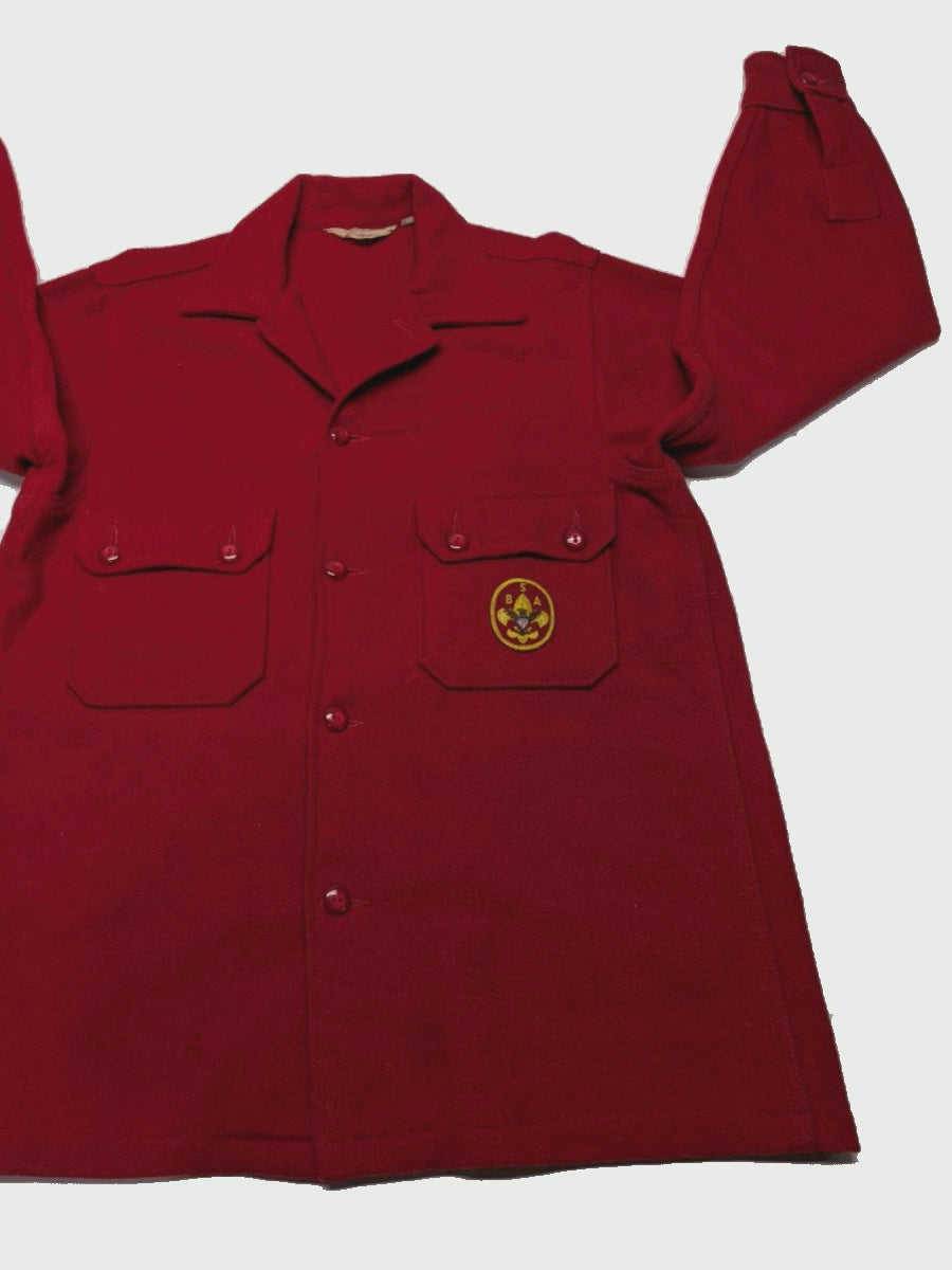 Vintage Wool Boy Scout Shirt 44 1 pc