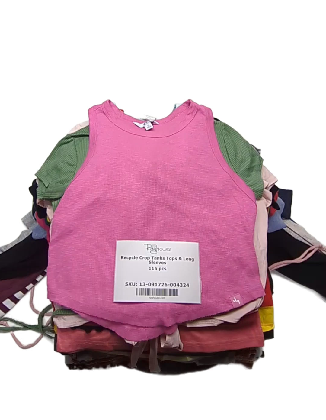 Recycle Crop Tanks Tops & Long Sleeves 115 pcs