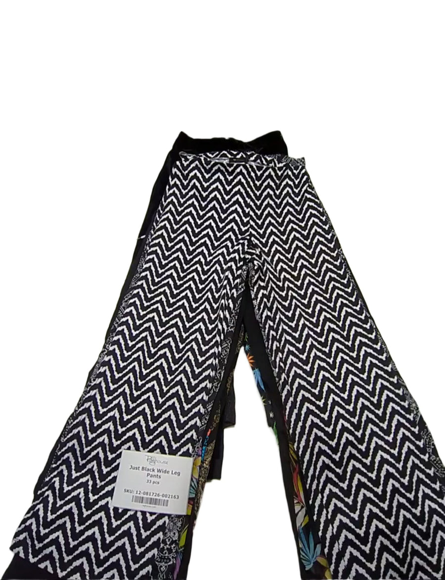Just Black Wide Leg Pants 33 pcs