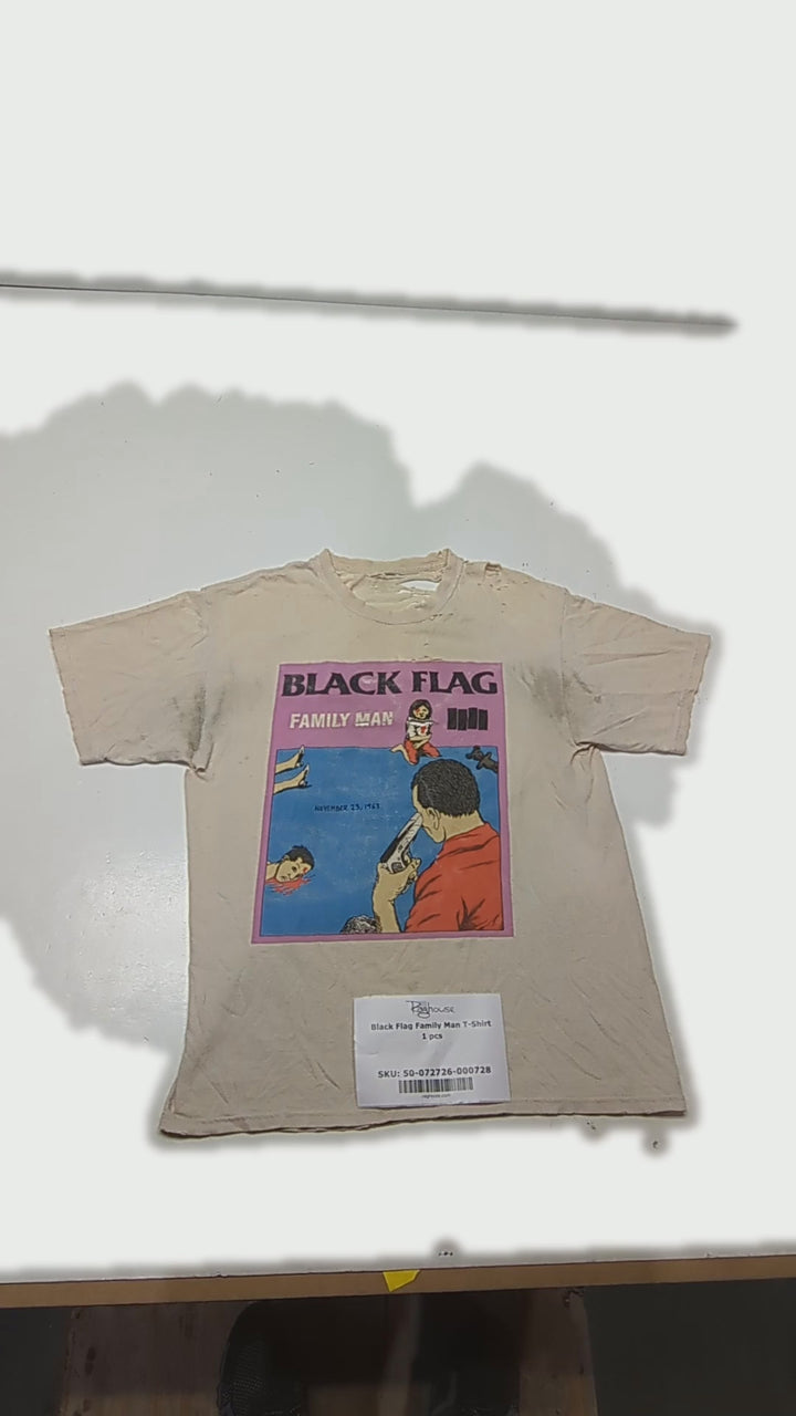Black Flag Family Man T-Shirt 1 pcs