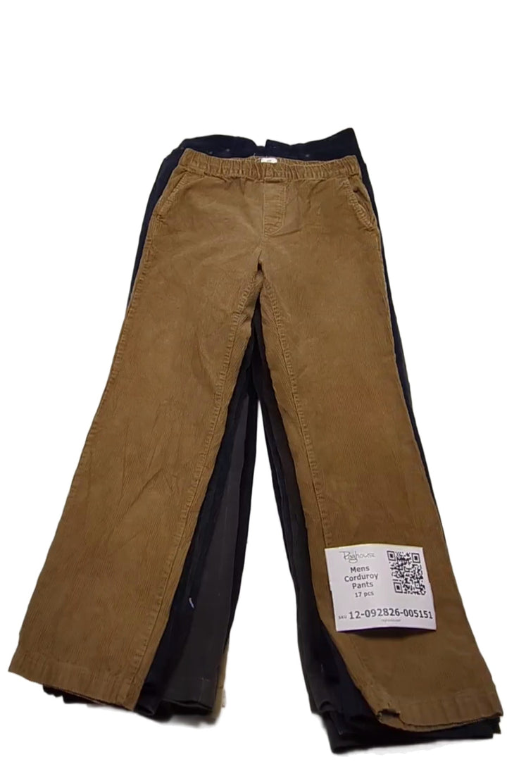 Mens Corduroy Pants 17 pcs