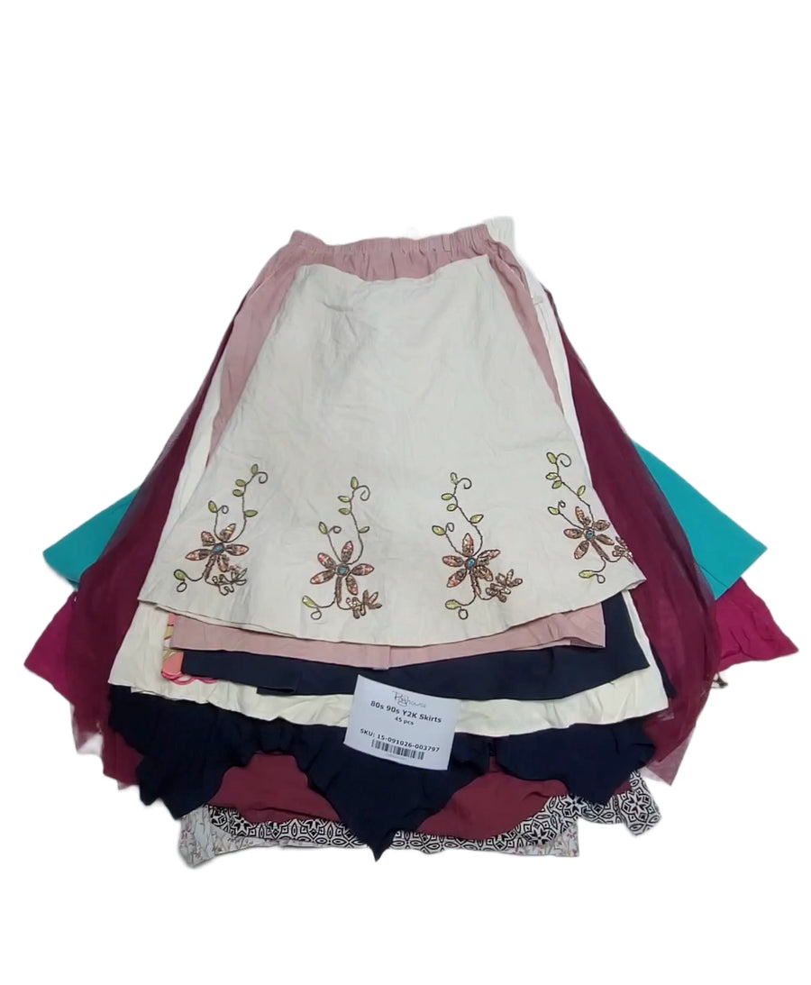 80s 90s Y2K Skirts 45 pcs
