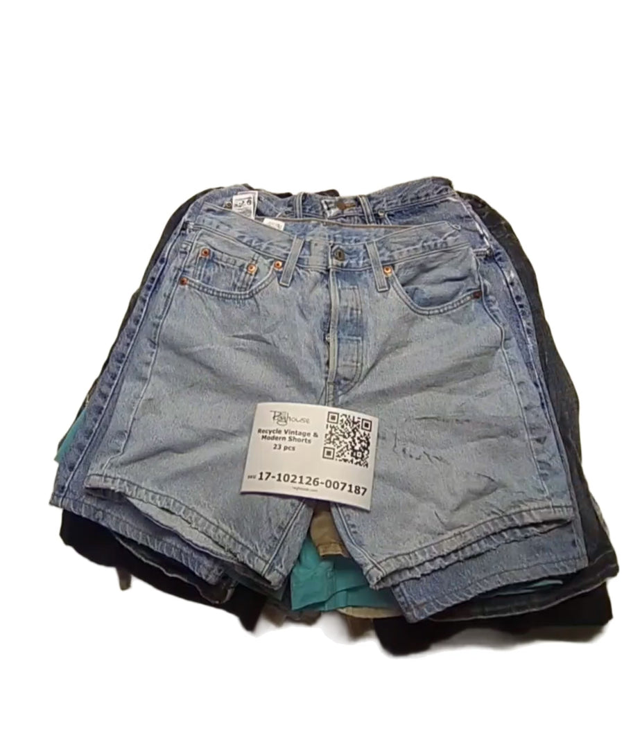 Recycle Vintage & Modern Shorts 23 pcs
