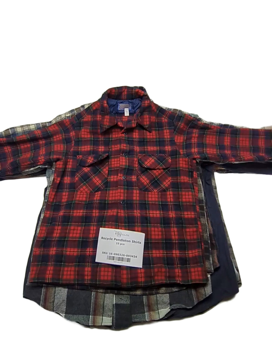 Recycle Pendleton Shirts 15 pcs