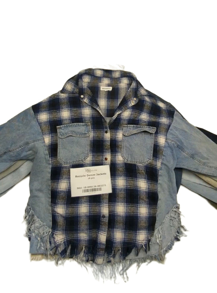 Recycle Denim Jackets 18 pcs
