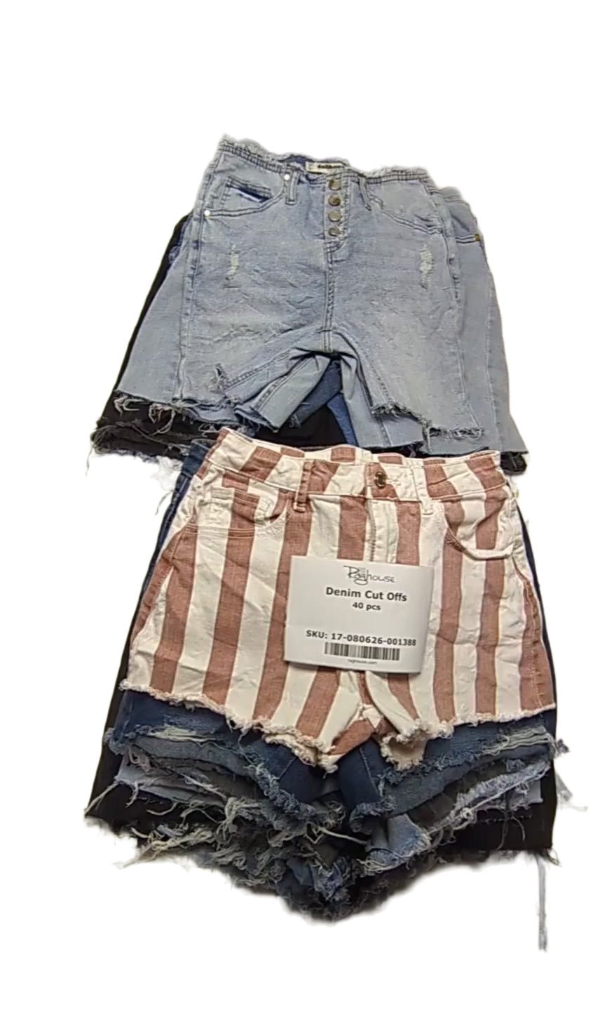 Denim Cut Offs 40 pcs