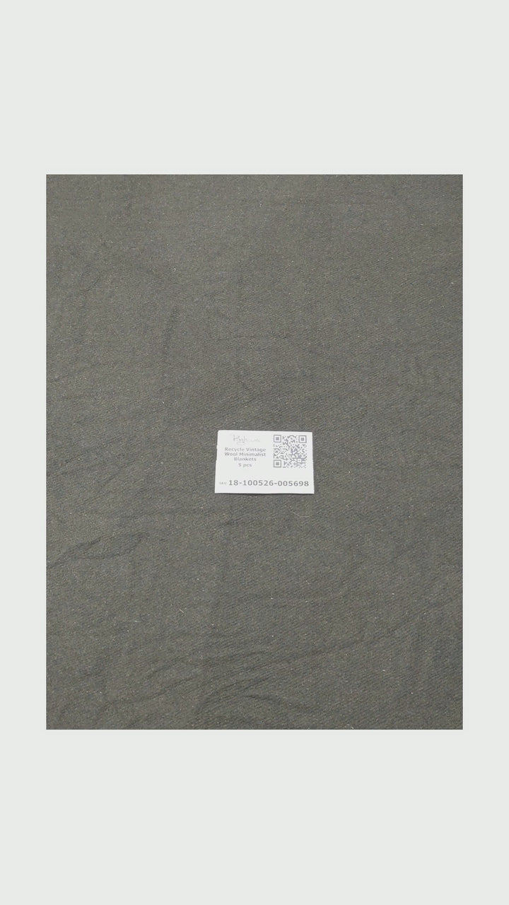 Recycle Vintage Wool Minimalist Blankets 5 pcs
