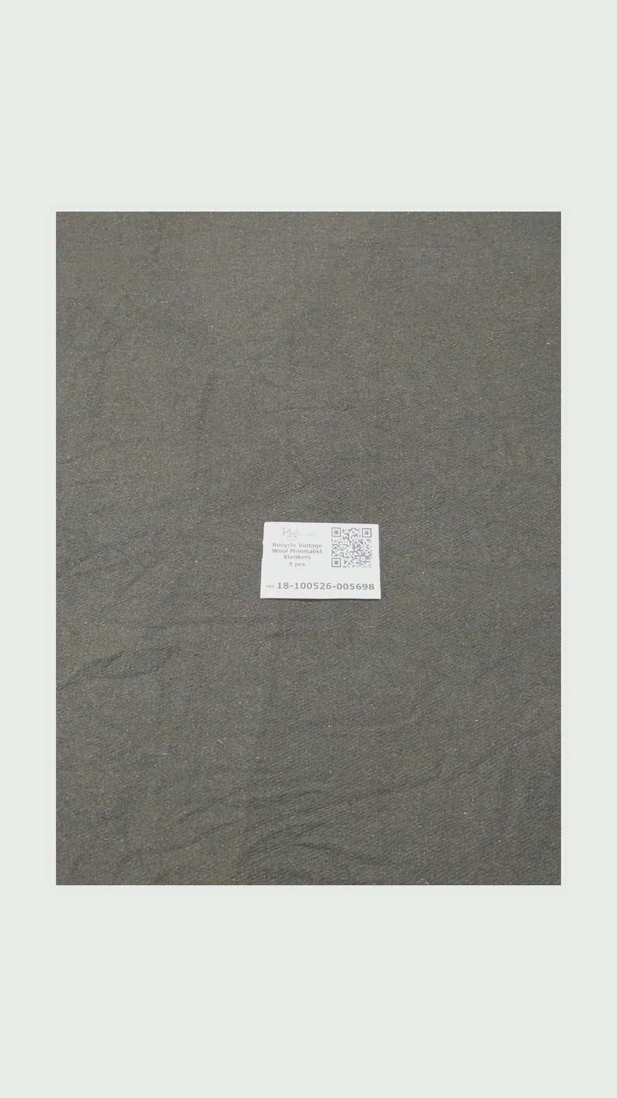 Recycle Vintage Wool Minimalist Blankets 5 pcs
