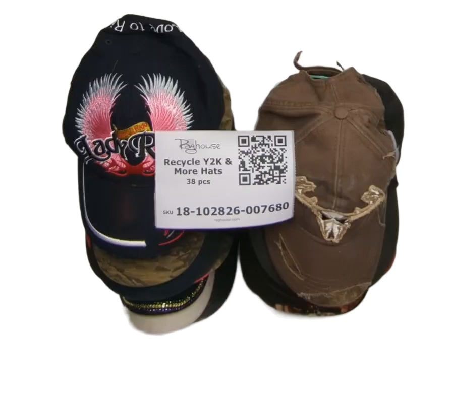 Recycle Y2K & More Hats 38 pcs