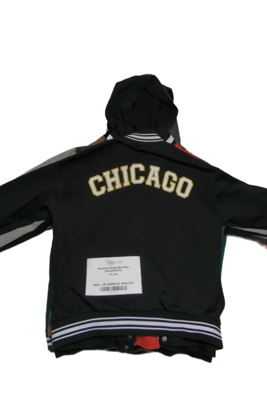 Recycle Snap Bomber Sweatshirts 17 pcs