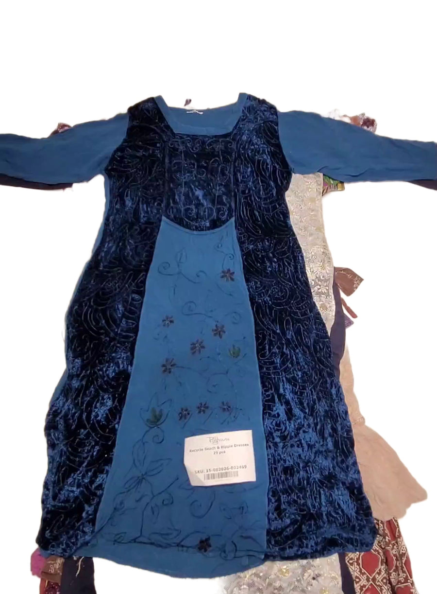 Recycle Beach & Hippie Dresses 29 pcs