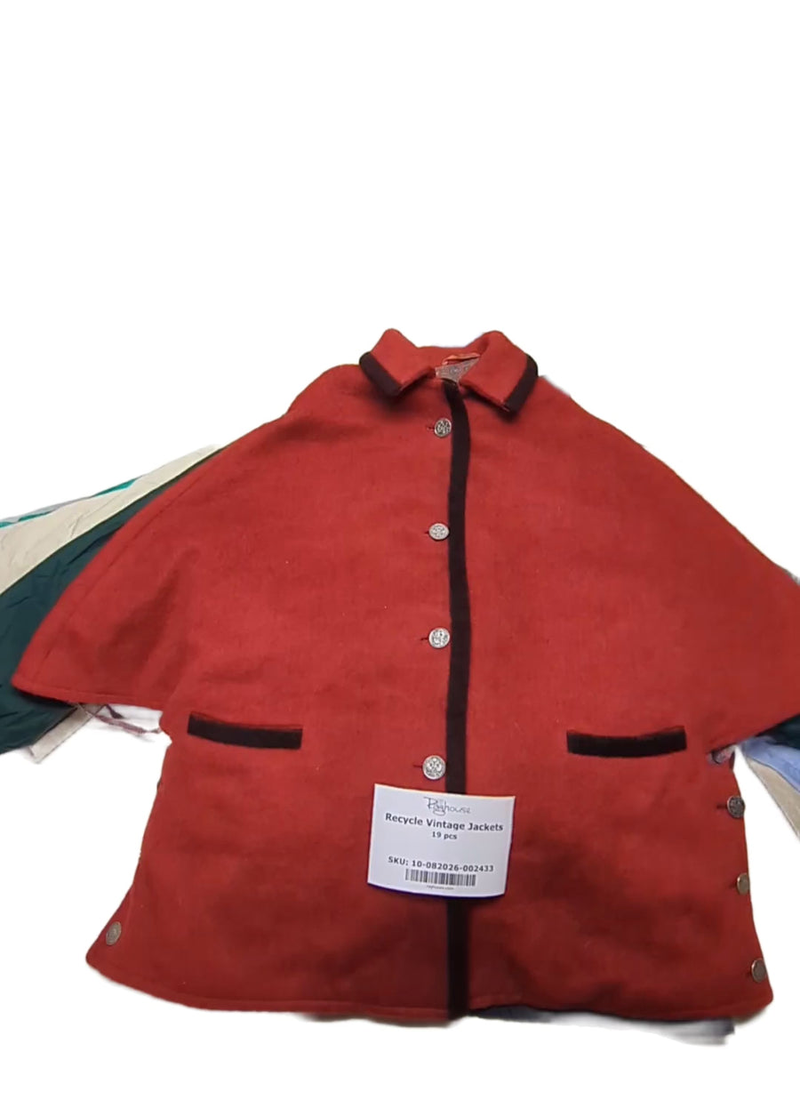 Recycle Vintage Jackets 19 pcs