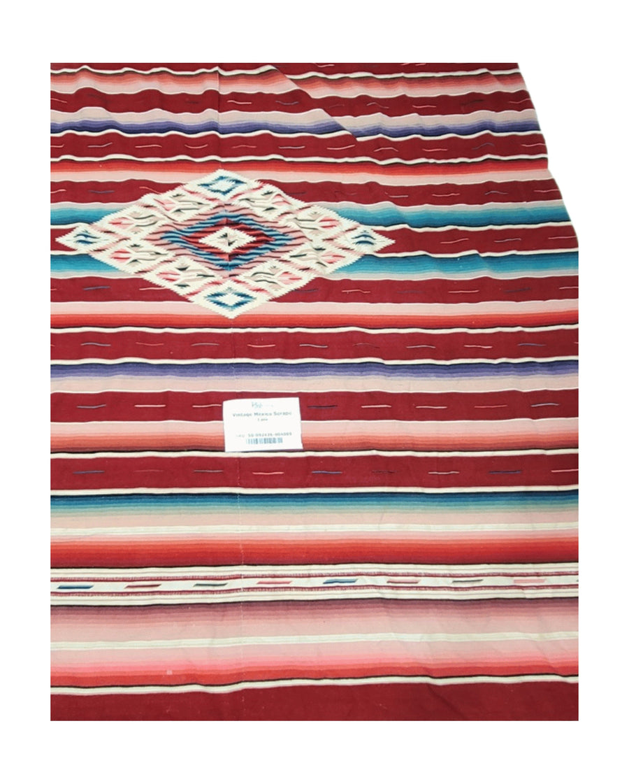 Vintage Mexico Serape 1 pc