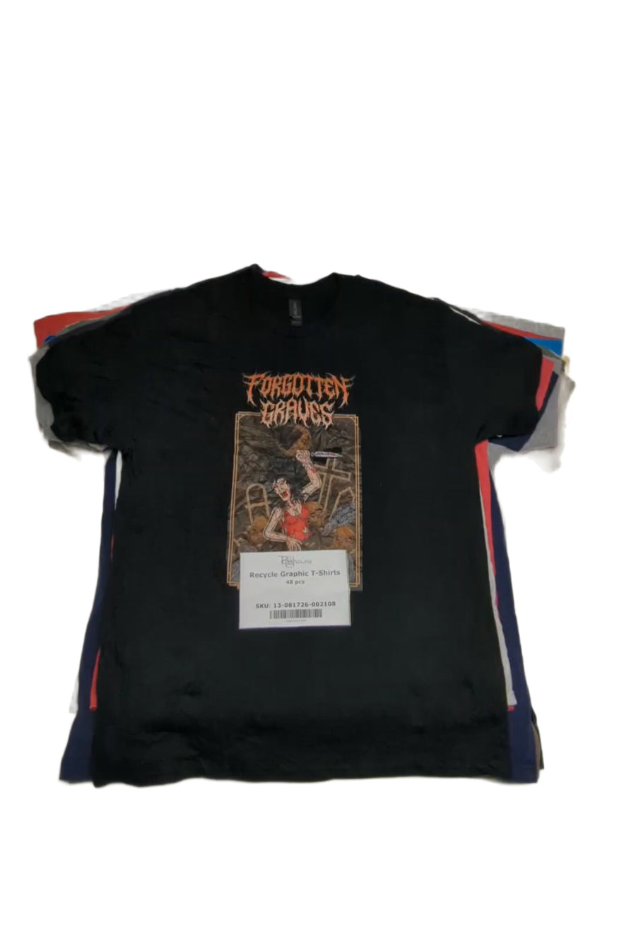 Recycle Graphic T-Shirts 48 pcs