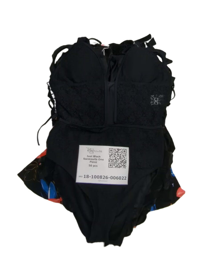 Just Black Swimsuits One Piece 50 pcs