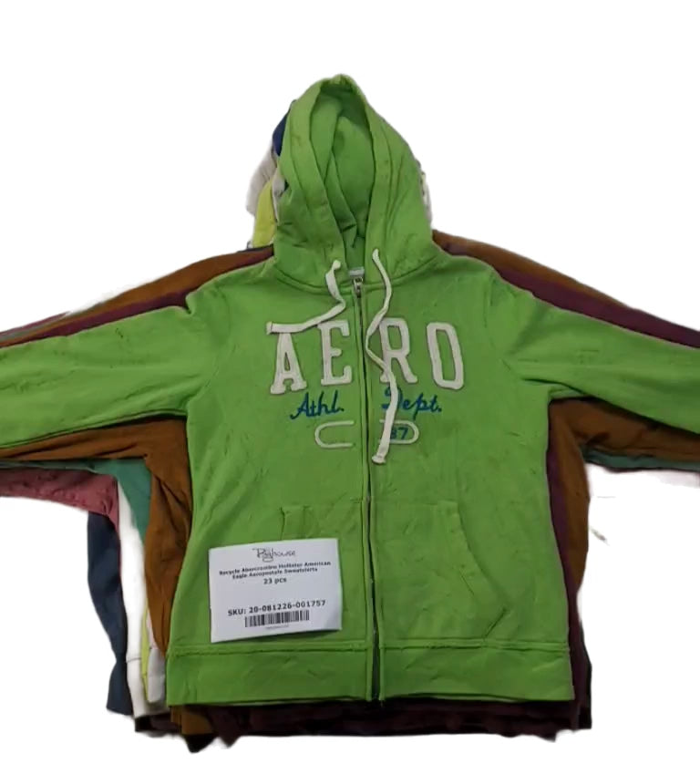 Recycle Abercrombie Hollister American Eagle Aeropostale Sweatshirts 23 pcs