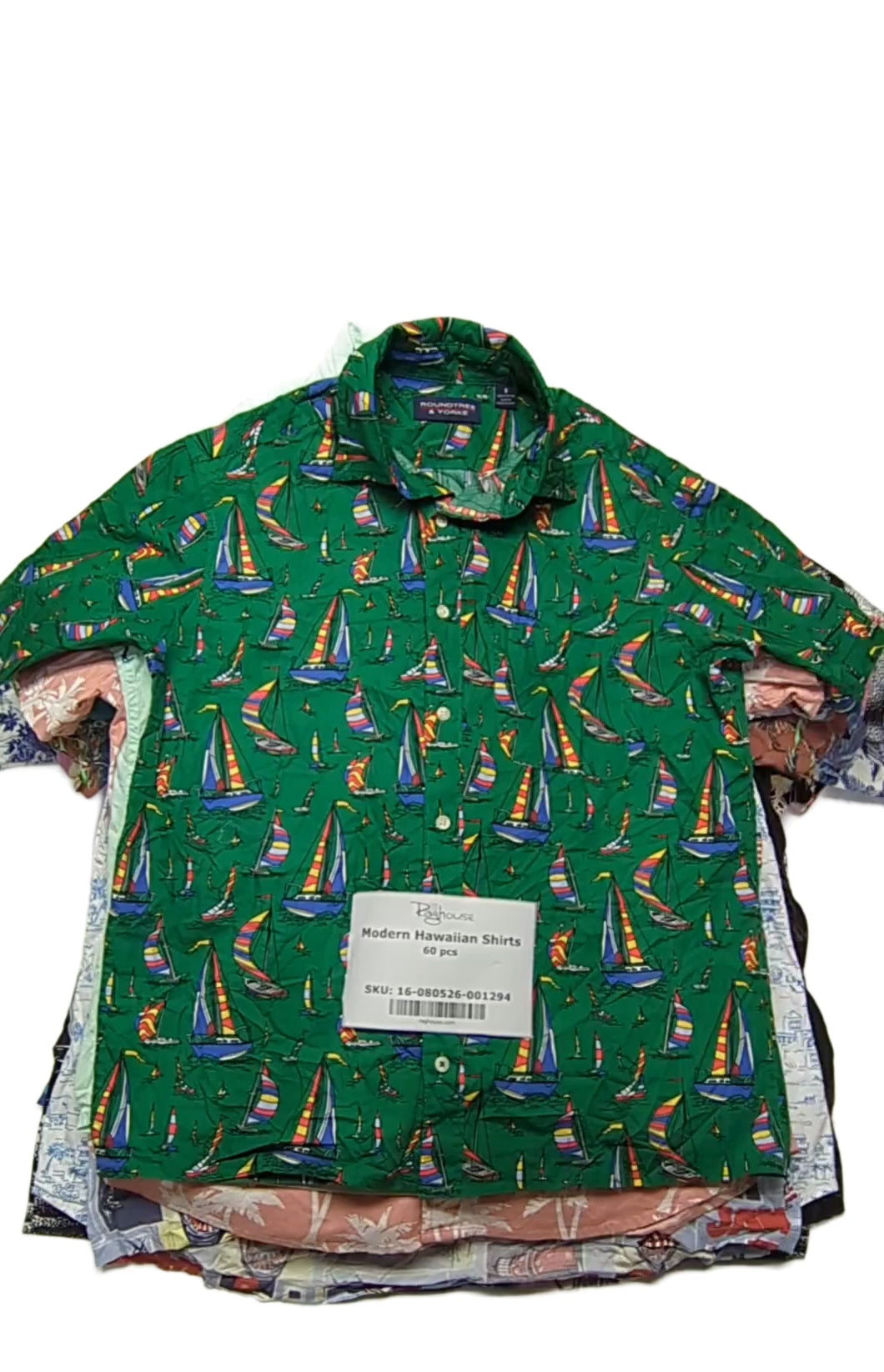Modern Hawaiian Shirts 60 pcs