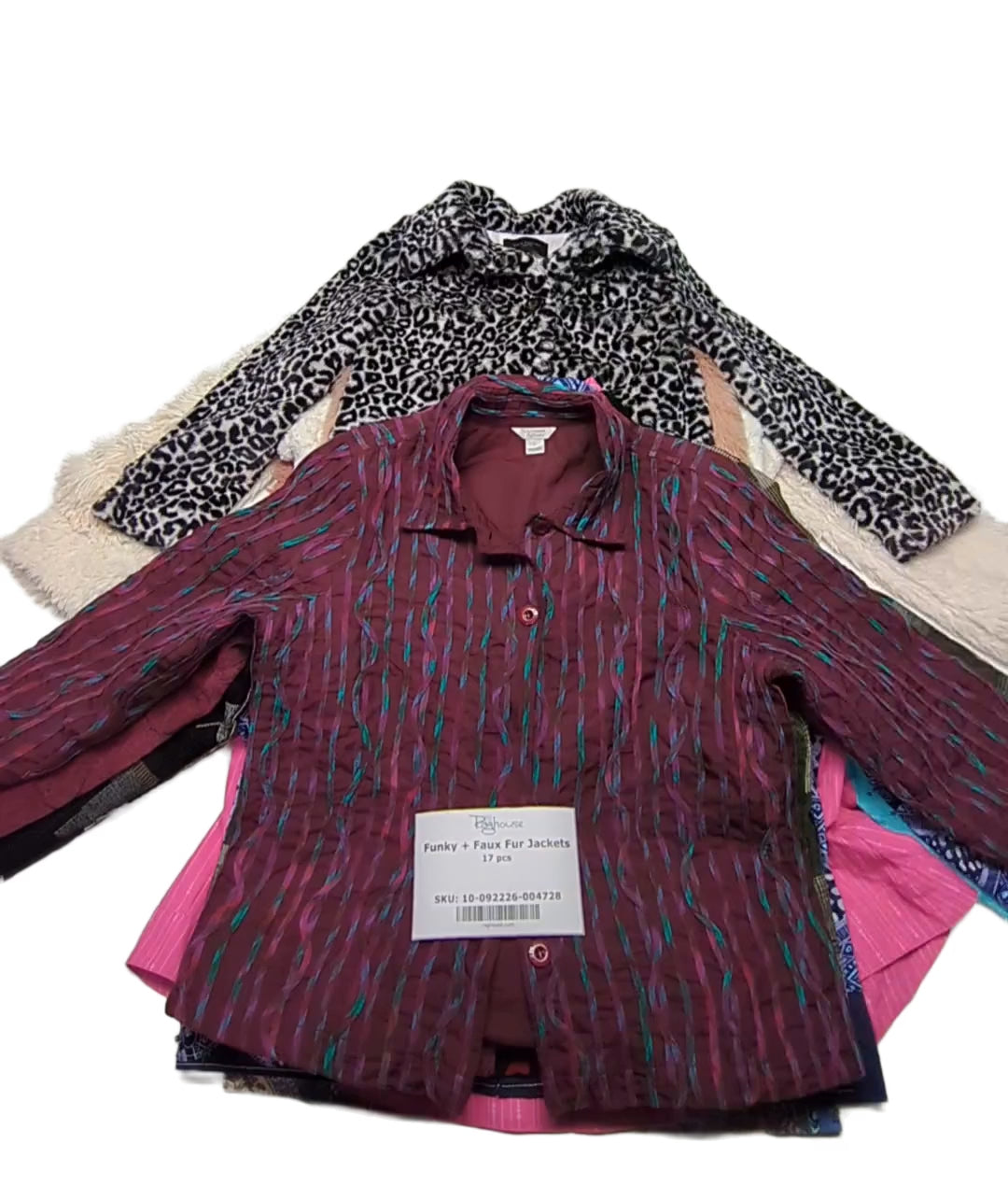 Funky + Faux Fur Jackets 17 pcs