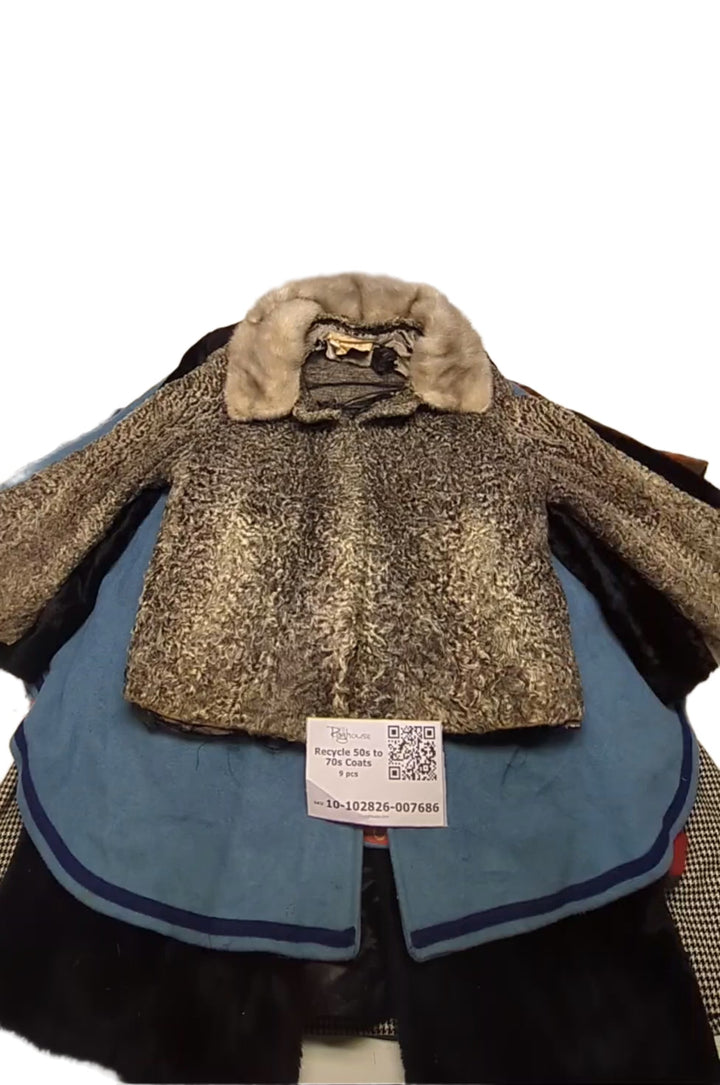 Recycle 50s to 70s Coats 9 pcs