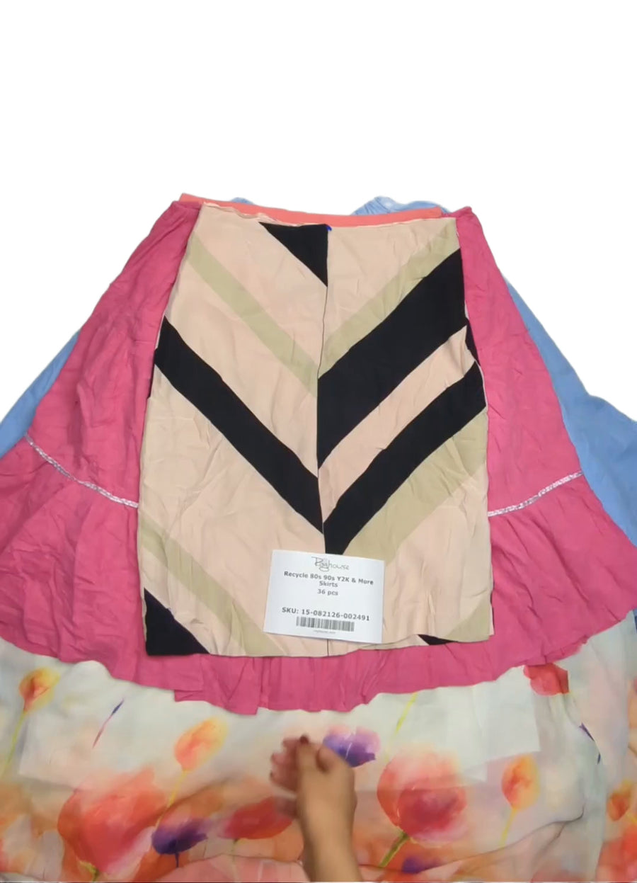 Recycle 80s 90s Y2K & More Skirts 36 pcs