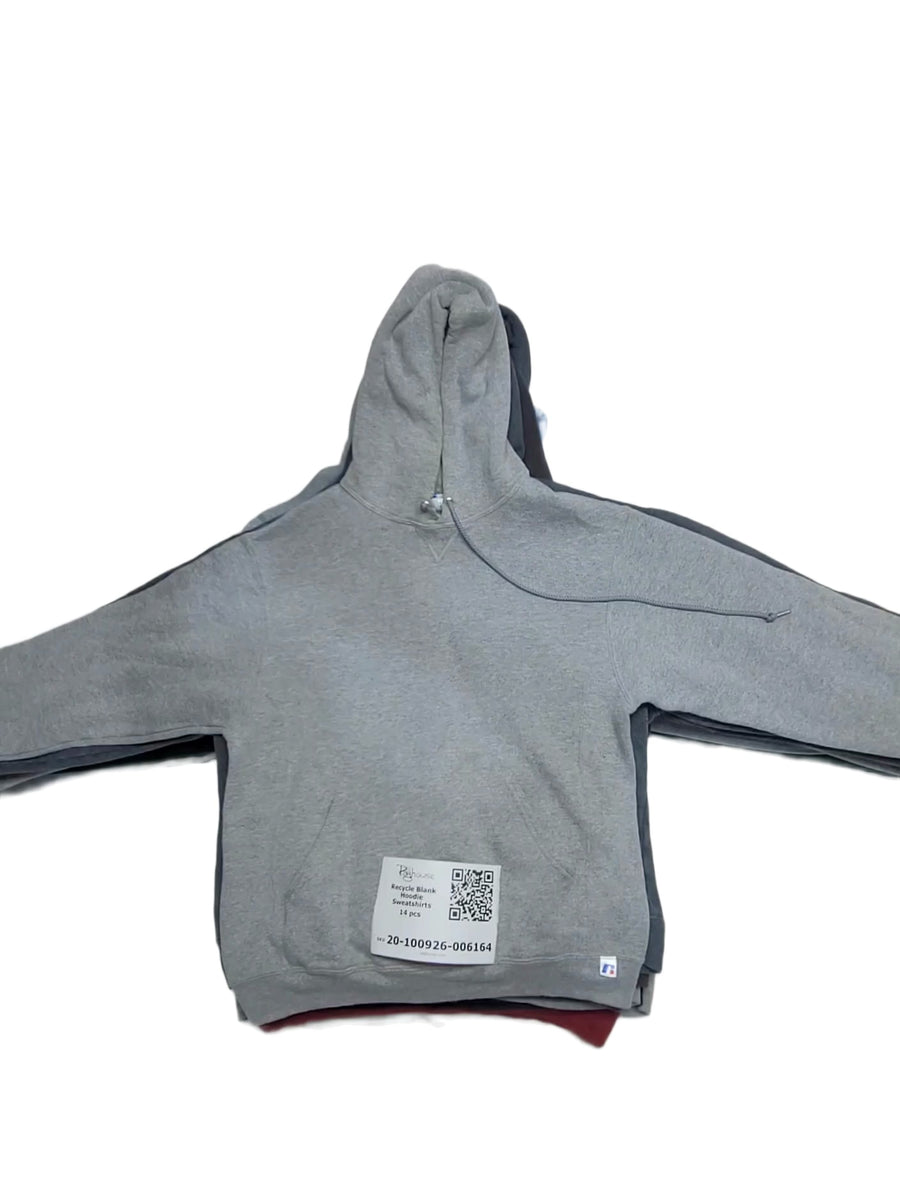 Recycle Blank Hoodie Sweatshirts 14 pcs