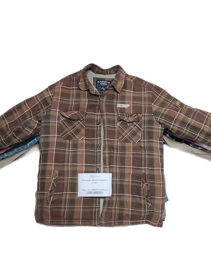 Recycle Shirt Jackets 12 pcs