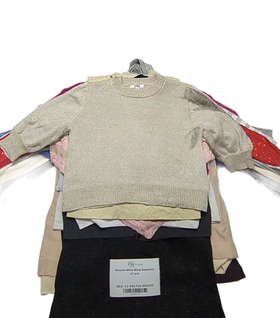 Recycle Bling Bling Sweaters 27 pcs