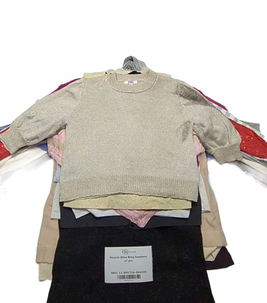 Recycle Bling Bling Sweaters 27 pcs